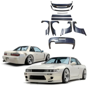 FRP TKYO v3 Wide Body Kit 10pc > Nissan Silvia (S13) 1989-1994 > 2dr Coupe - image 1