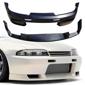 FRP TKYO Wide Body Front Bumper 2pc > Nissan Skyline (R33) GTR 1995-1998 > 2dr Coupe - image 1