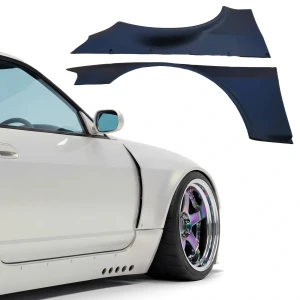 FRP TKYO Wide Body Fender Flares (front) 65mm > Nissan Skyline (R33) GTR 1995-1998 > 2dr Coupe - image 1