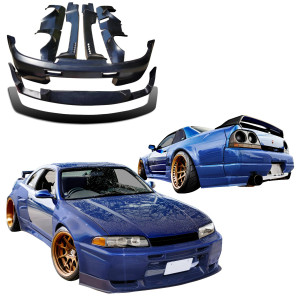 VSaero FRP TKYO Wide Body Kit > Nissan Skyline (R33) GTR 1995-1998 > 2dr Coupe - image 1