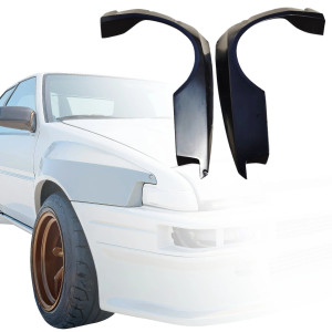 VSaero FRP TKYO Wide Body Fenders Flares (front) 40mm > Toyota Corolla (AE86) Trueno 1984-1987 > 3dr Hatch - image 1