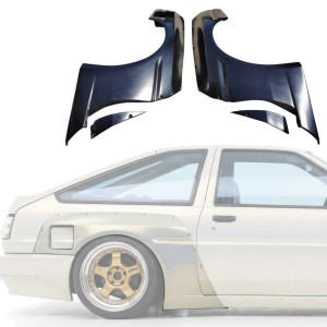 FRP TKYO Wide Body Fenders (rear) 4pc 70mm > Toyota Corolla (AE86) 1984-1987 > 2/3dr - image 1