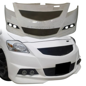 ModeloDrive FRP GALX Front Bumper > Toyota Yaris 2007-2011 > 4dr Sedan - image 1