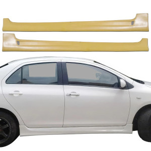 FRP GALX Side Skirts > Toyota Yaris 2007-2011 > 4dr Sedan - image 1