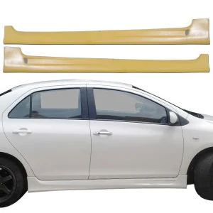 FRP GALX Side Skirts > Toyota Yaris 2007-2011 > 4dr Sedan - image 1