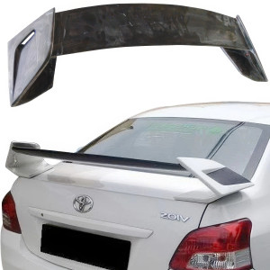ModeloDrive FRP GALX Trunk Spoiler Wing > Toyota Yaris 2007-2011 > 4dr Sedan - image 1 ModeloDrive FRP GALX Trunk Spoiler Wing > Toyota Yaris 2007-2011 > 4dr Sedan - image 1