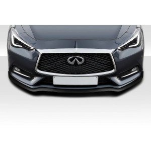 2017-2022 Infiniti Q60 Aero Front Lip Splitter - 1 Piece (S) - image 1