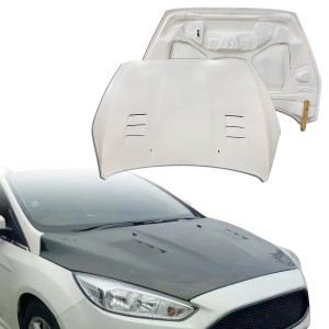 FRP KR Vented Hood > Ford Focus 2015-2018 - image 1
