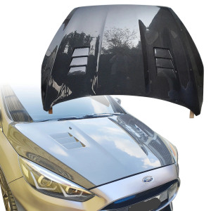 Carbon Fiber KR Vented Hood > Ford Focus 2015-2018 - image 1