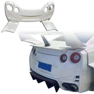 FRP LBPE SE Wide Body Rear Bumper > Nissan GT-R GTR (R35) 2009-2016 - image 1
