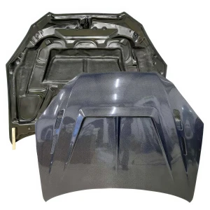 Carbon Fiber V-Style Hood > Hyundai Genesis 2010-2012> 2dr Coupe - image 1