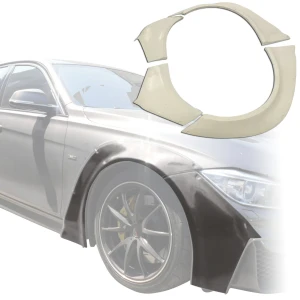 FRP VP Wide Body Flares (front) > BMW 3-Series (F30) 2012-2018 > 4dr Sedan - image 1