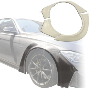 FRP VP Wide Body Flares (front) > BMW 3-Series (F30) 2012-2018 > 4dr Sedan - image 1