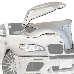ModeloDrive FRP HAMA Wide Body Fenders (front) 2pc > BMW X6 (E71) 2008-2014 - image 1