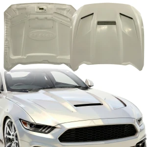 FRP 3-Vent Hood > Ford Mustang 2015-2017 - image 1