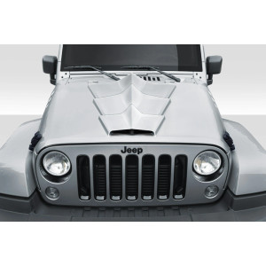2007-2018 Jeep Wrangler JK Tyrano Hood - 1 Piece - image 1