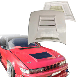FRP DMA D1 Hood > Nissan Silvia (S13) 1989-1994 - image 1