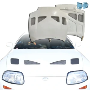 FRP TRDE Hood > Toyota Supra (JZA80) 1993-1998 - image 1