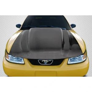 1999-2004 Ford Mustang Cowl Carbon Fiber Hood - image 1