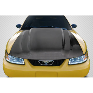1999-2004 Ford Mustang Carbon Creations Cowl Hood - 1 Piece - image 1