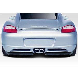 2006-2010 Porsche Cayman Duraflex Motox Rear Lip Under Spoiler - 2 Piece - image 1