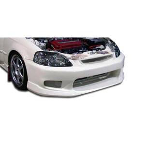 1996-1998 Honda Civic Duraflex C-1 Front Bumper - 1 Piece - image 1