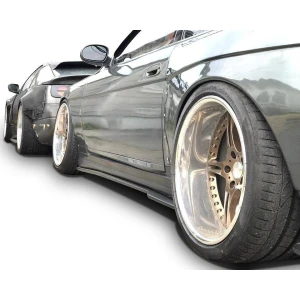 Universal – KBD Style 2 Piece Polyurethane Side Skirt Extensions - image 1
