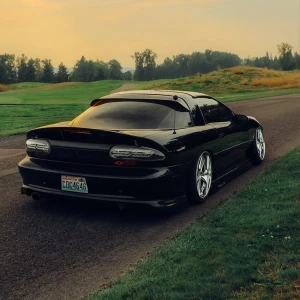 Chevrolet Camaro 1993-2002 Type J Style 1 Piece Polyurethane Rear Lip - image 1