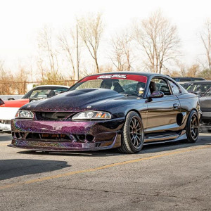 Ford Mustang 1994-1998 Cobra R Style 1 Piece Polyurethane Front Bumper - image 1