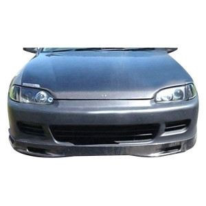 Honda Civic 2DR / 3DR 1992-1995 Spoon Style 1 Piece Polyurethane Front Lip - image 1