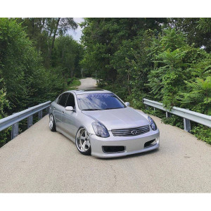 Infiniti G35 4DR Sedan 2005-2006 Hidori Style 1 Piece Polyurethane Front Bumper - image 1