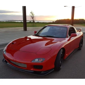 Mazda RX7 1993-1997 99 Spec Polyurethane 2 Piece Front Bumper & JDM Front Lip - image 1