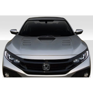 2016-2021 Honda Civic Duraflex TS 1 Hood - 1 Piece - image 1