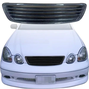 Carbon Fiber KBRE Grille > Lexus GS300 1998-2005 - image 1