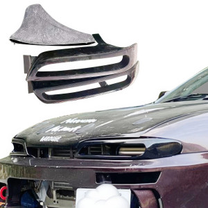 FRP ORI Headlight Housings 3pc > Nissan 240SX (S14) 1995-1996 - image 1