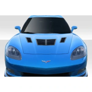 2005-2013 Chevrolet Corvette C6 GT1 Hood Vents - 3 Piece - image 1