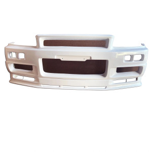 FRP NISM S-Tune Front Bumper Lip Combo > Nissan Skyline (R34) GTT 1999-2004 > 2dr Coupe - image 1