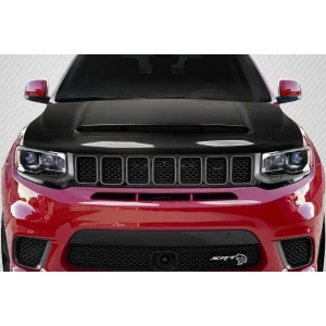 2011-2022 Jeep Grand Cherokee Demon Look Carbon Fiber Hood - image 1