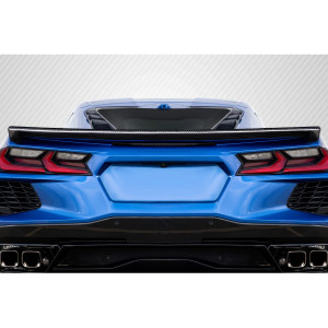 2020-2025 Chevrolet Corvette C8 Carbon Creations Gran Veloce Flush Mount Rear Wing Spoiler - 1 Piece - image 1