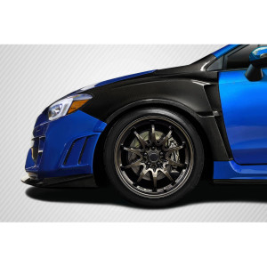 2015-2021 Subaru WRX STI Carbon Creations VRS Front Fenders - 2 Piece - image 1