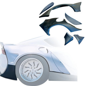 VSaero FRP TKYO 1.5 Wide Body Fender Flares (rear) 110mm > Toyota Supra (A90) 2020-2025 - image 1