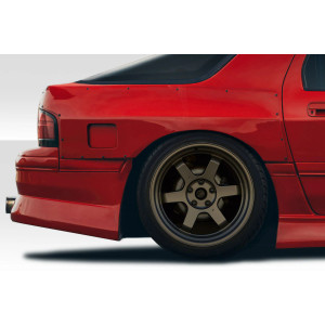 1986-1991 Mazda RX-7 D1 Sport 30MM Rear Fender Flares - 3 Piece - image 1