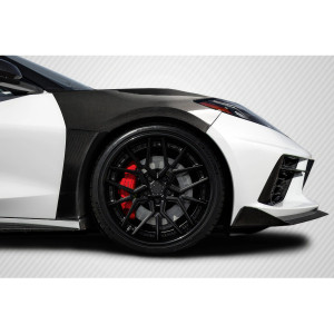 2020-2025 Chevrolet Corvette C8 Carbon Creations Gran Veloce Front Fenders - 2 Piece - image 1
