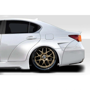 2013-2020 Lexus GS Series G200 GS300 GS350 GS450 GS450H AM Design Wide Body Rear Fender Flares - 6 Piece - image 1
