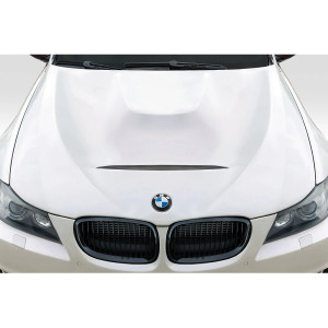 2009-2011 BMW 3 Series E90 E91 4DR / Wagon Duraflex GTS Look Hood - 1 Piece - image 1