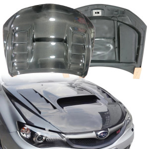 Carbon Fiber VAR V2 Hood > Subaru WRX (GH) 2008-2014 > 5dr Hatch - image 1