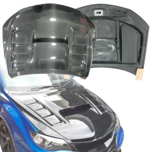 Carbon Fiber VAR V2 Hood > Subaru WRX (GE) 2008-2014 > 4dr Sedan - image 1