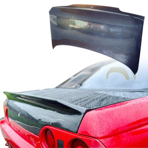 ModeloDrive Carbon Fiber CSL Duckbill Trunk > Nissan Skyline (R32) 1990-1994 > 2dr Coupe - image 1