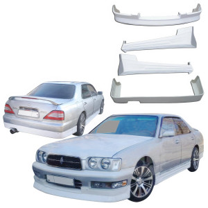 VSaero FRP WAL Body Kit 4pc > Nissan Gloria (Y33) 1995-1999 - image 1