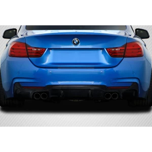2014-2020 BMW 4 Series 3DS Carbon Fiber Rear Lip - image 1